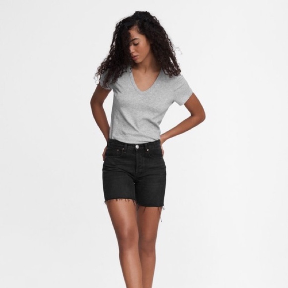 Rag & Bone Maya High-Rise Midi Short